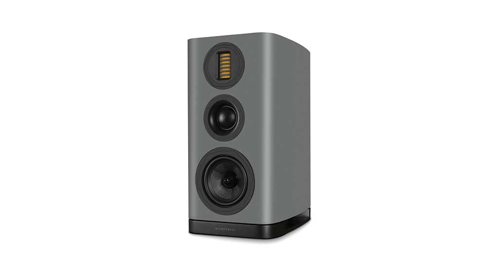 EVO 5.2 Bookshelf Speakers in grey