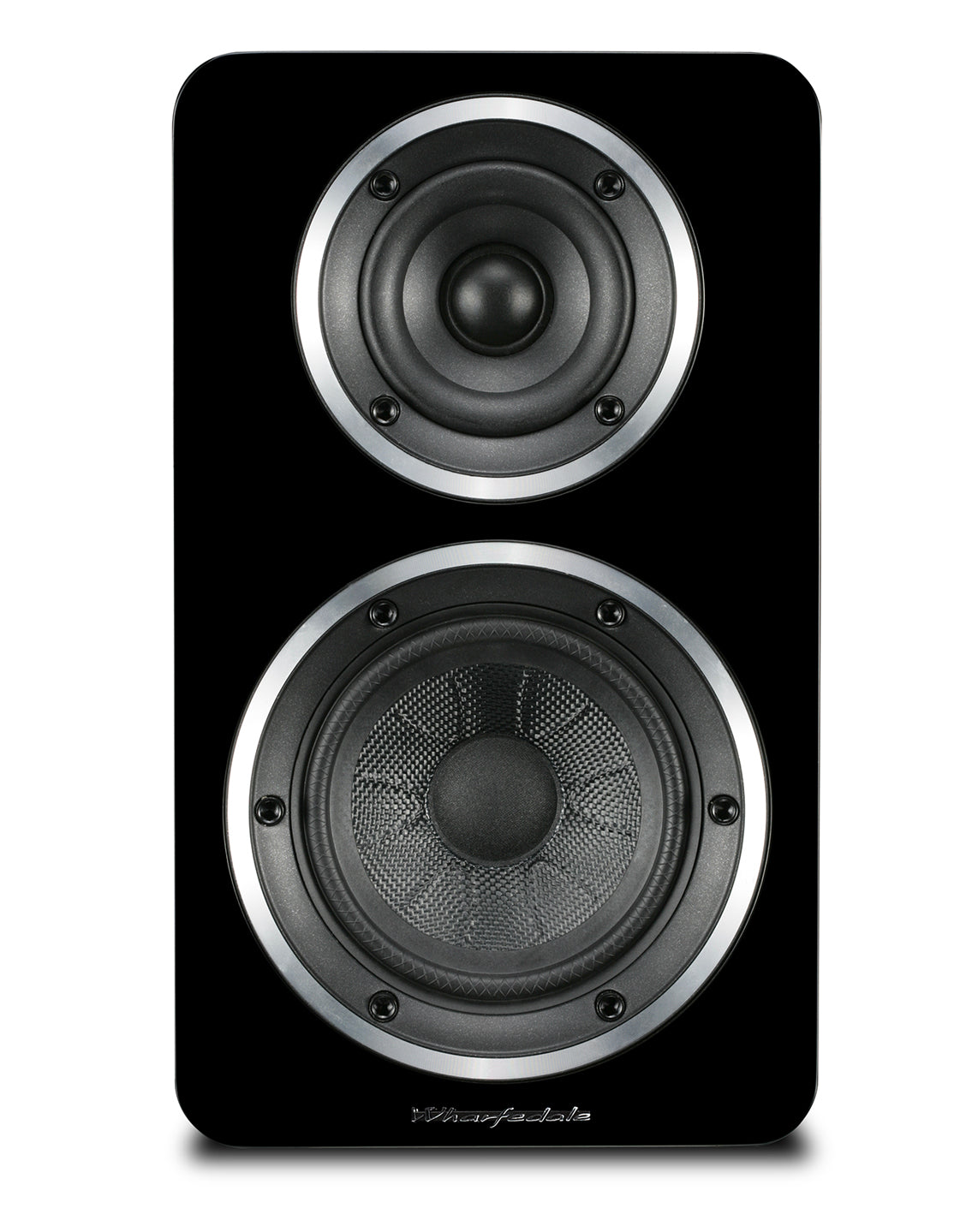 Wharfedale Diamond A1 Active Bookshelf Speakers in Black with Leatherette