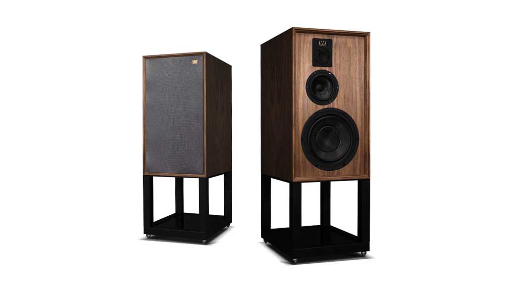 Dovedale Speakers with Stands in walnut