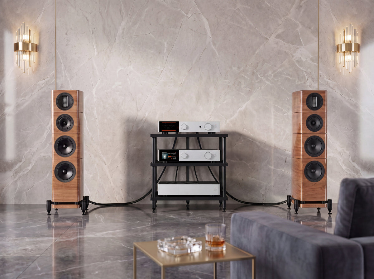Compact floorstanding design