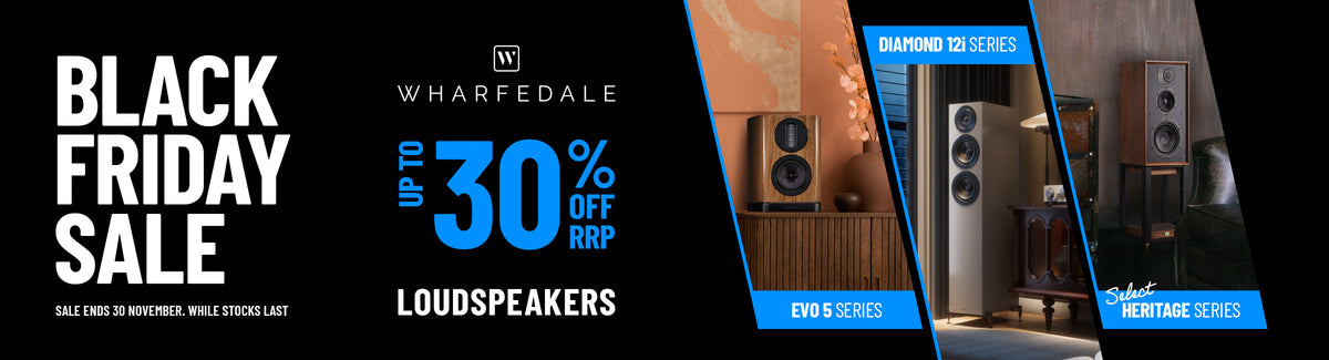 Wharfedale Black Friday Sale: up to 30% off RRP on EVO 5 Series, Diamond 12i Series and select Heritage Series loudspeakers
