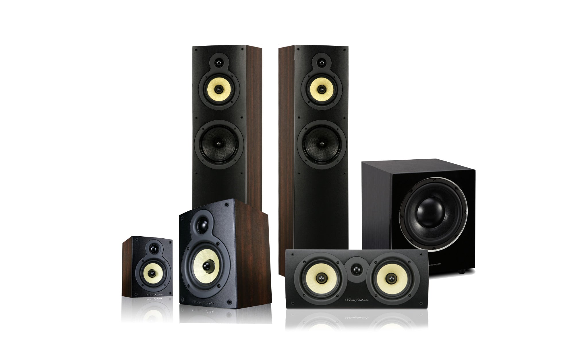 Crystal 4.3 HCP 5.1 home cinema package - Walnut