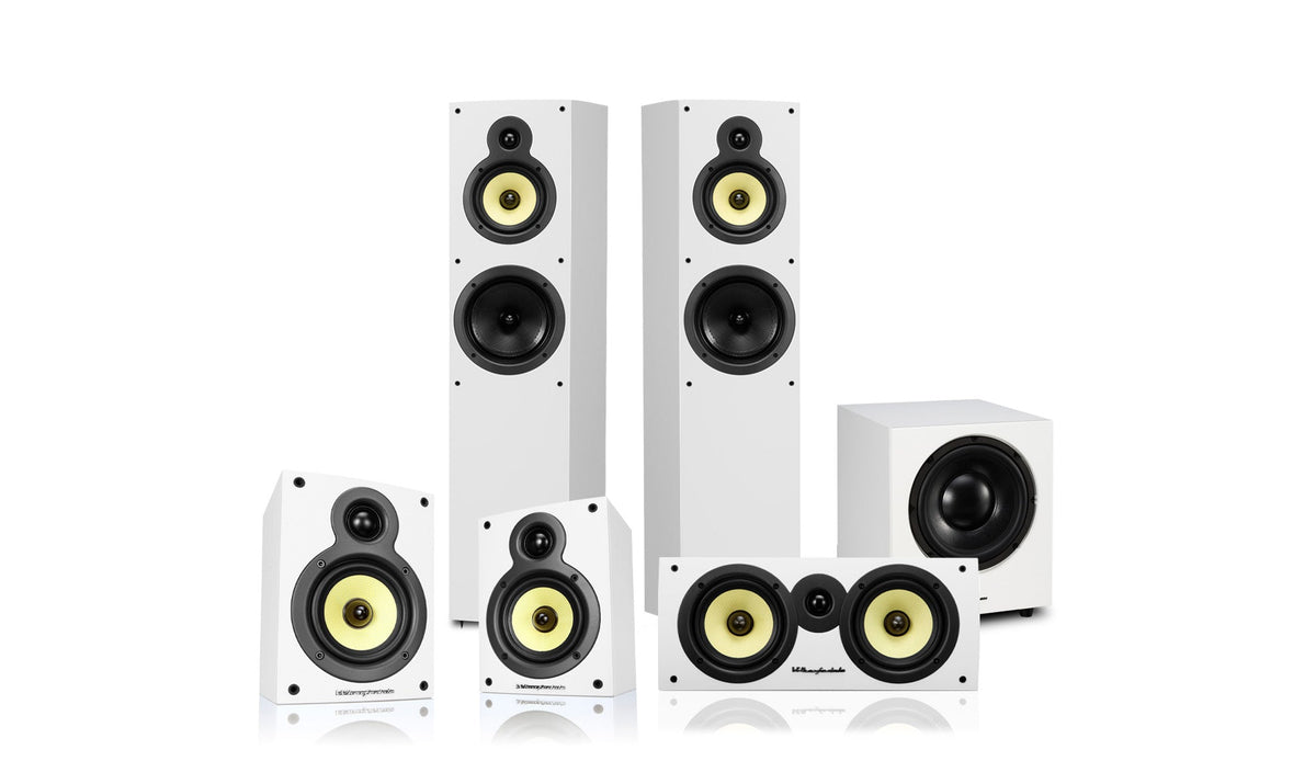 Crystal 4.3 HCP 5.1 home cinema package - White