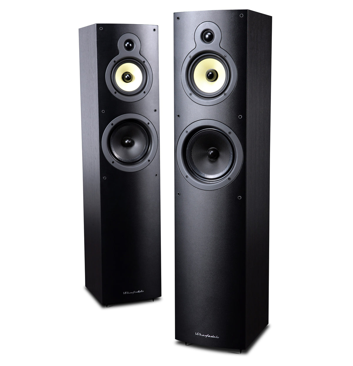 Pair of Wharfedale Crystal CR4.3 floorstanding speakers in black