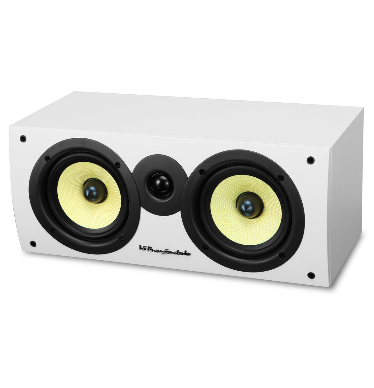 Wharfedale Crystal CR4.C centre speaker in white, side view